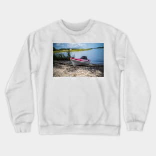 Tilt-Shift Photography of Kayak Crewneck Sweatshirt